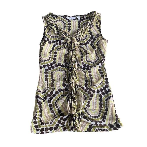 Y2K Pattern Tank Top - Picture 1 of 4